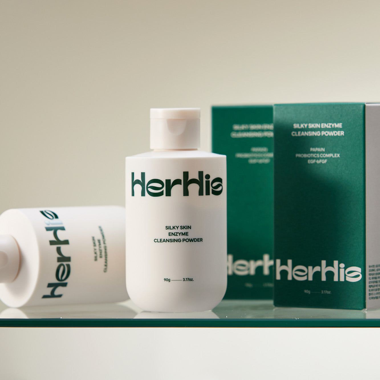 HerHis（ハーヒズ） シルキースキン酵素クレンジングパウダー（90g）